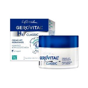 GEROVITAL H3 CLASSIC, Intensive Moisturizing Day Cream With Hyaluronic Acid 35 +